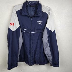 Dunbrooke Dallas Cowboys Sports Illustrated Windbreaker Jacket Size XL